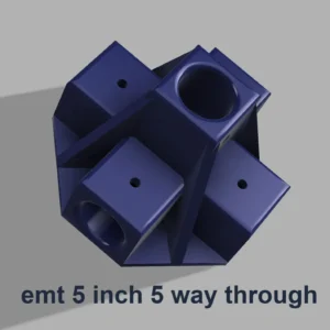 emt 5 inch 5 way through