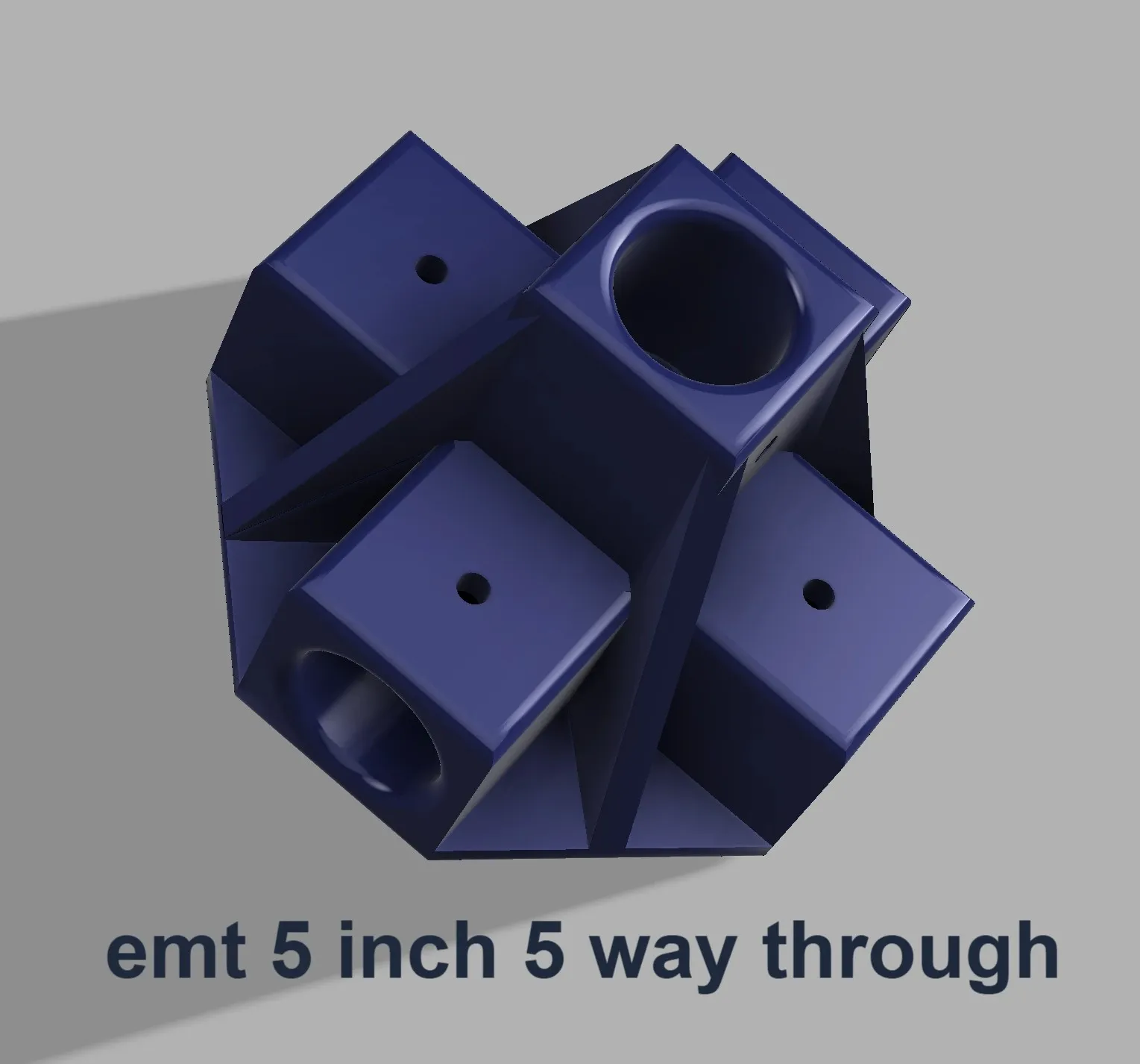 emt 5 inch 5 way through emt 5 inch 5 way through