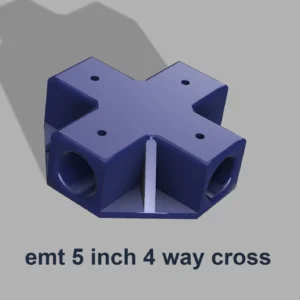 emt 5 inch 4 way cross