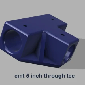 emt 5 inch through tee
