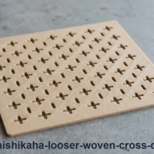 jijuhishikaha looser woven cross diamond