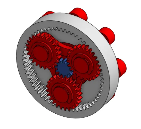 Planetengetriebe Modell | Mechanisches Lernspielzeug & Fidget