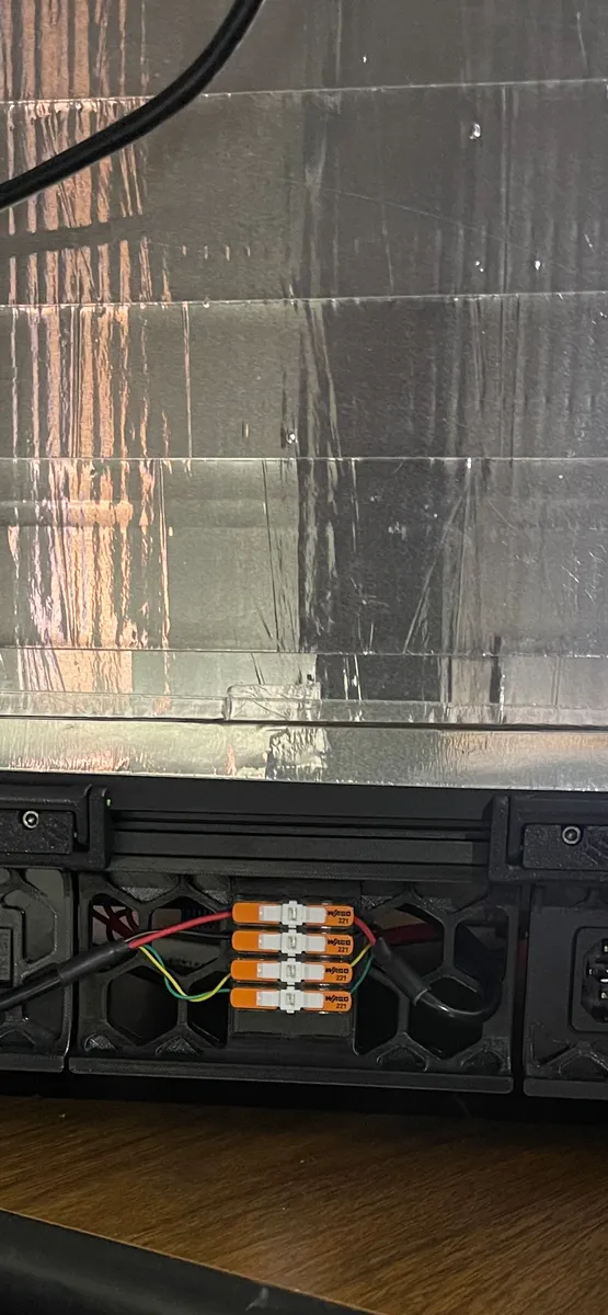 Voron 300/350 Rear Skirt Wago Halterung | Klipper Expander Mod - image6 Voron 300/350 Rear Skirt Wago Halterung | Klipper Expander Mod – Bild 6