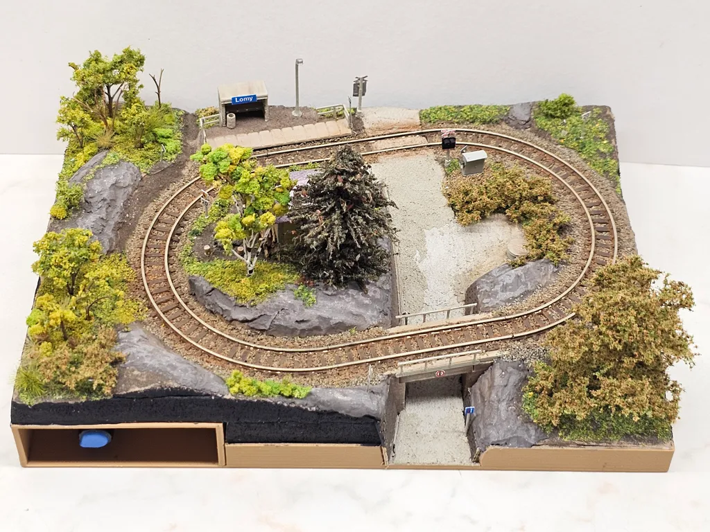 Z-Scale Modellbahn Zubehör Set | Rokuhan Shorty Diorama