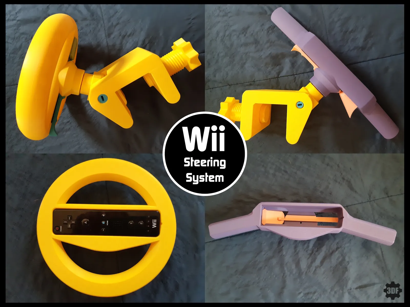 Wii Lenkrad Halterung mit Tischklemme | Sim-Racing Zubehör