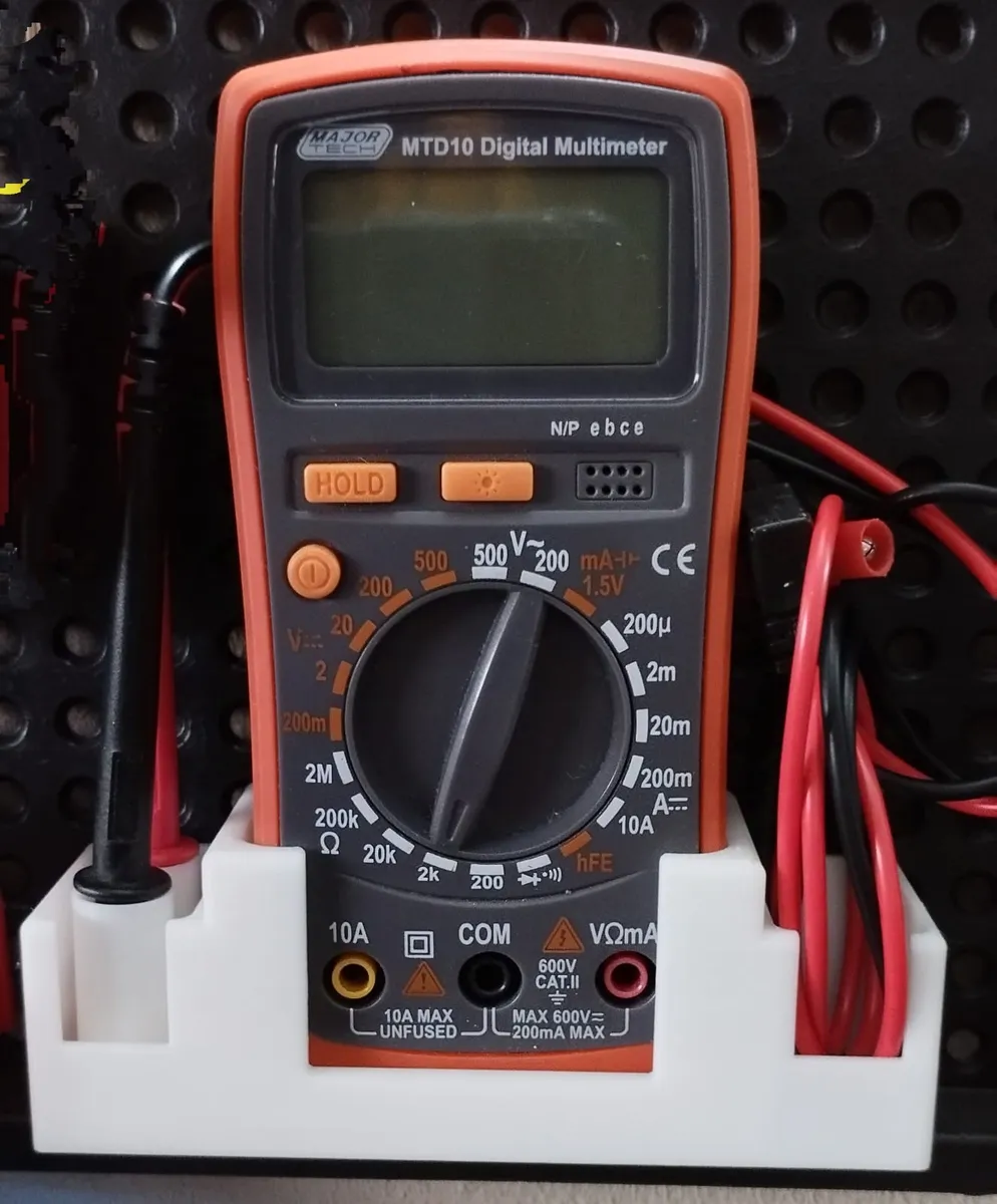 Multimeter Halterung für Lochwand | Werkstatt Organizer