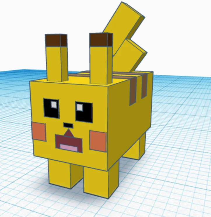 Pikachu Figur Pixel-Look | Pokemon Quest Sammlerstück