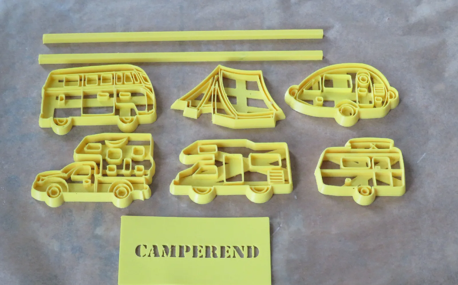 Camper & Caravan Ausstechformen Set | Van Life Kekse