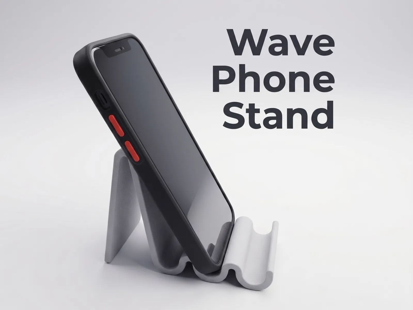 Wave Smartphone Ständer – Minimalistischer Handyhalter
