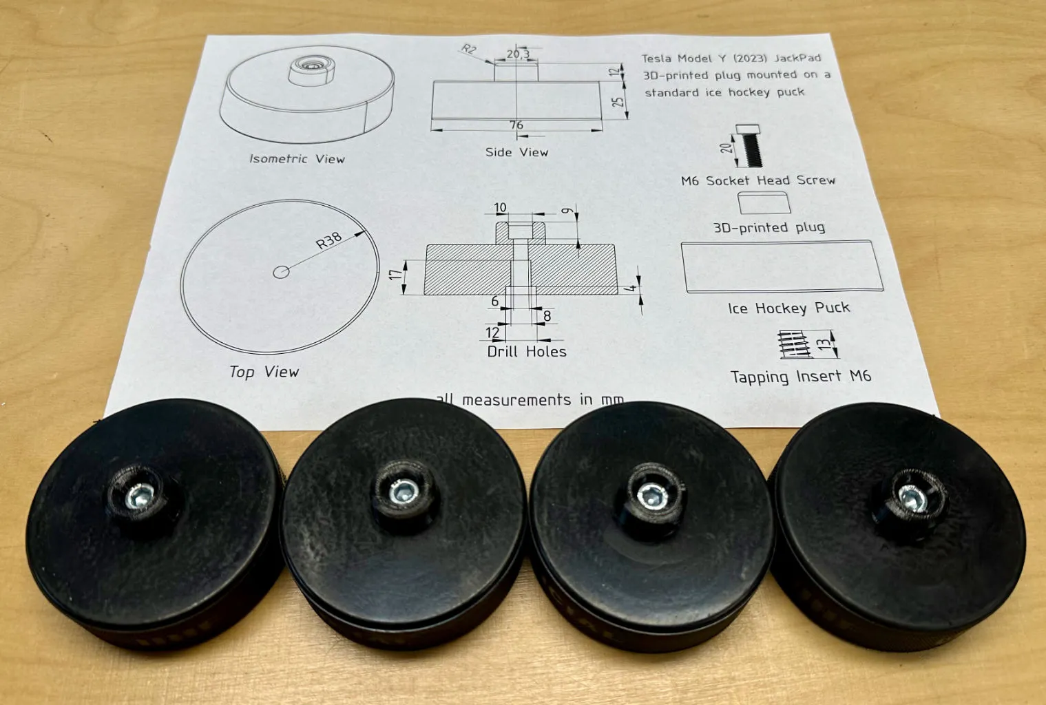 Tesla Model Y Jackpads | BYD Akku Schutz-Adapter