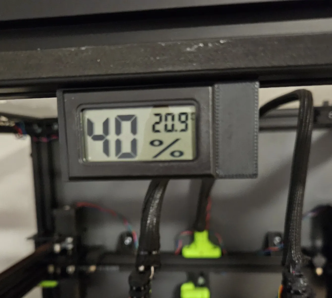 Mini Hygrometer Halterung 3030 Profil | Thermometer Mount