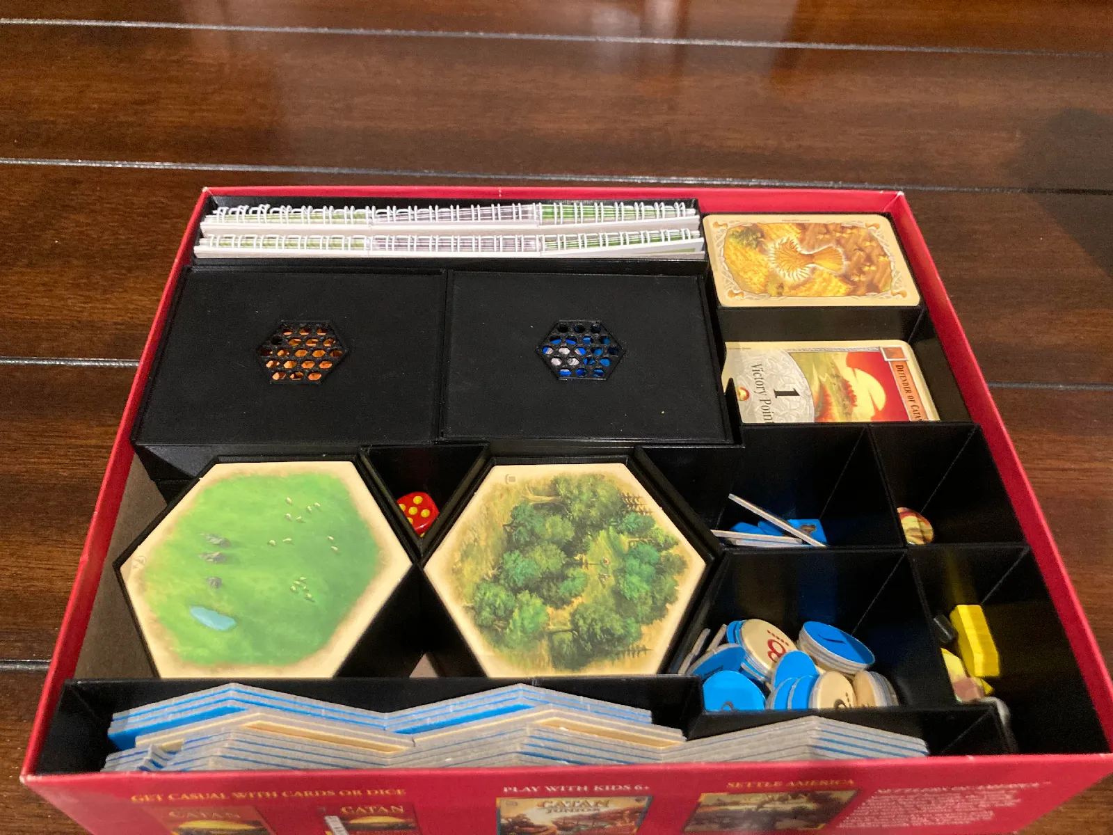 Catan Brettspiel Organizer | Box-Einsatz für Erweiterungen - image4 Catan Brettspiel Organizer | Box-Einsatz für Erweiterungen – Bild 4