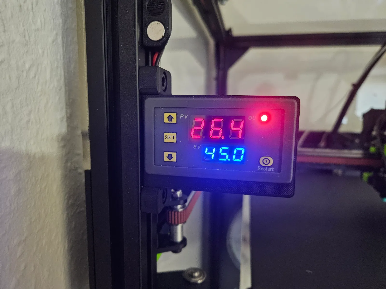 W3230 Temperaturregler Halterung 3030 Profil | Gehäuse