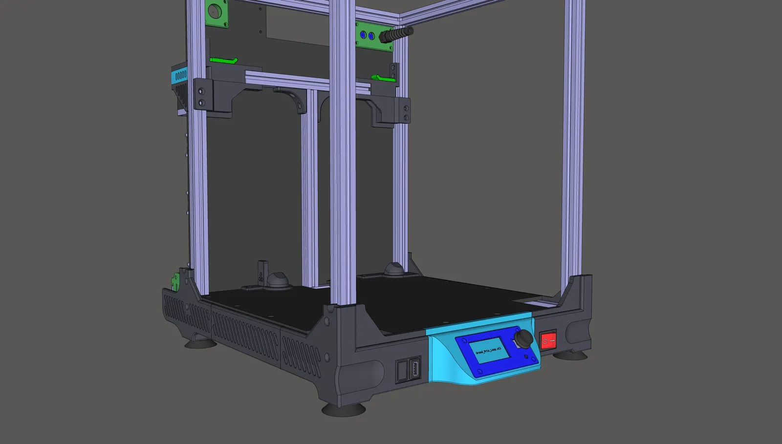 Sandworm 3D-Drucker Chassis Bottom | Gehäuse-Basis & Halterung