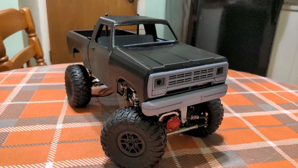 RC Dodge Ram Karosserie 1:16 | WPL Chassis Zubehör - image4 RC Dodge Ram Karosserie 1:16 | WPL Chassis Zubehör – Bild 4