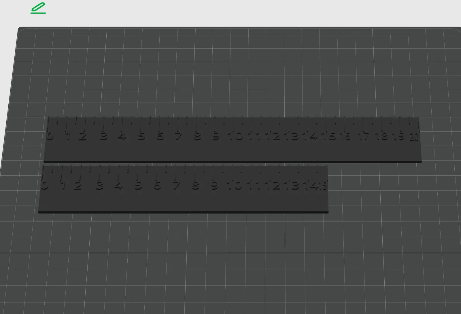 Lineal Set 15cm & 20cm | Robustes Messwerkzeug für Büro & Schule