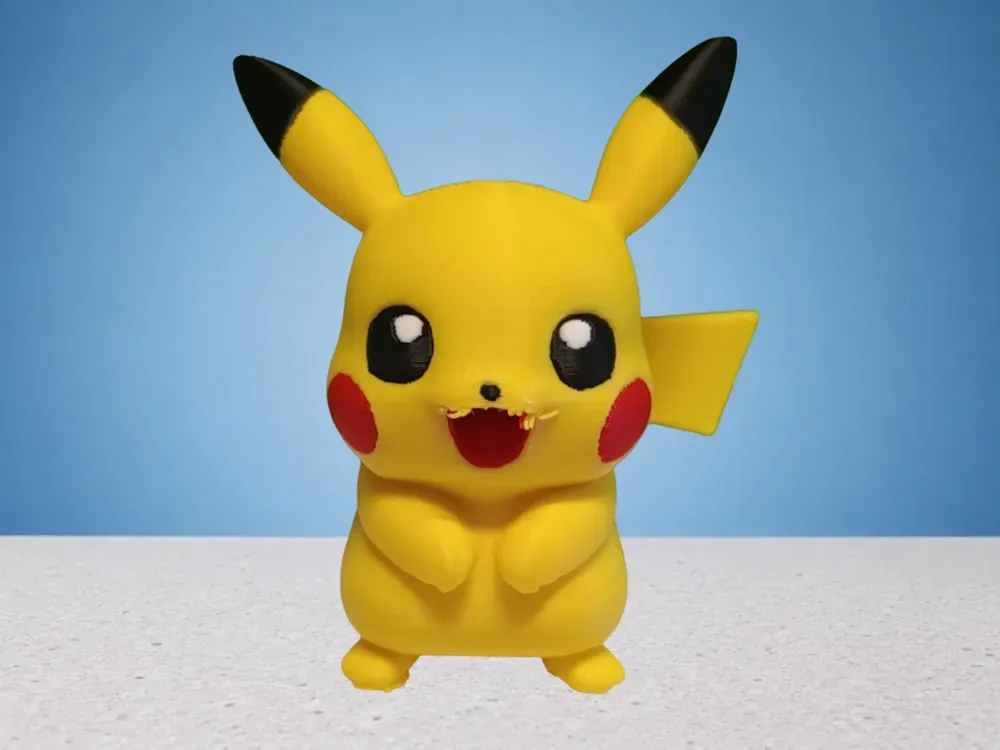 Pikachu Sammlerfigur | 3D-Druck DIY-Rohling