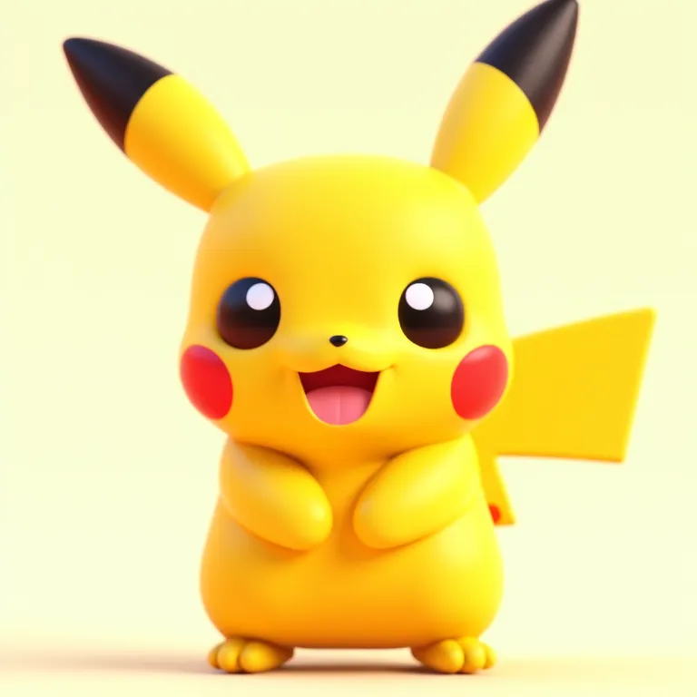 Pikachu Sammlerfigur | 3D-Druck DIY-Rohling - image3 Pikachu Sammlerfigur | 3D-Druck DIY-Rohling – Bild 3