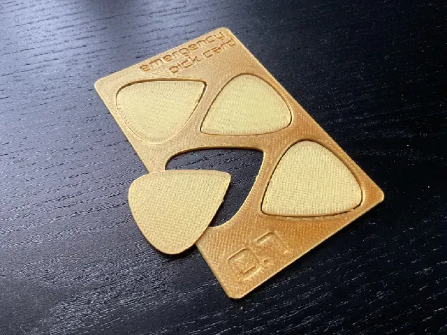 Gitarren-Plektrum Kit Card | Notfall-Picks für Portemonnaie