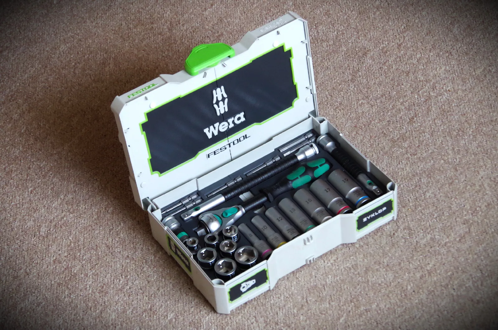 Wera Zyklop 3/8 Einsatz für Festool Systainer T-LOC MINI