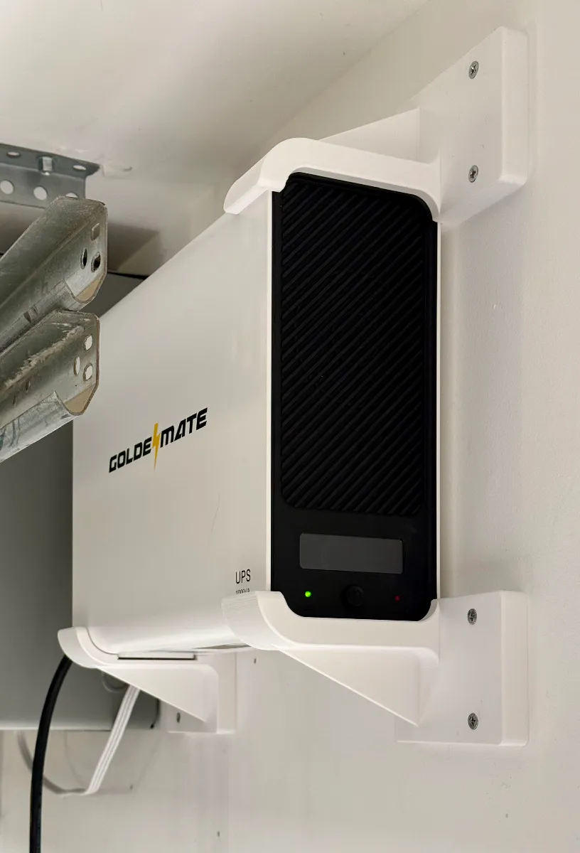 Goldenmate UPS Wandhalterung | Sicherer Halt für UPS1000VA