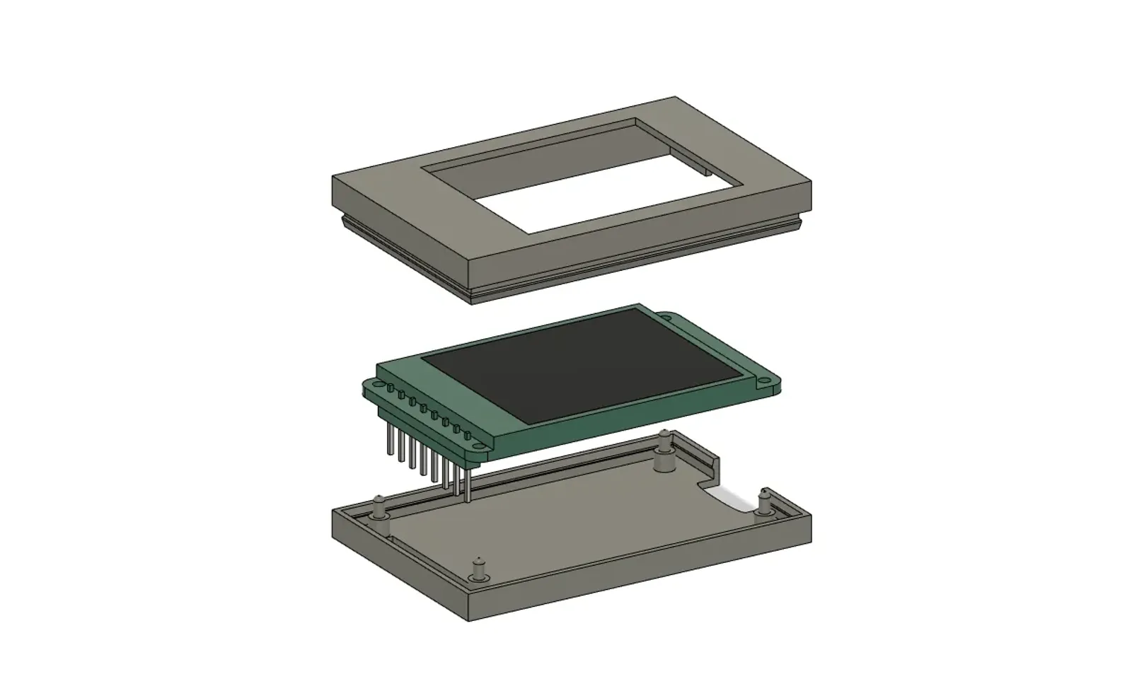 Adafruit 1.8 TFT Display Gehäuse | Schutzhülle ST7735R