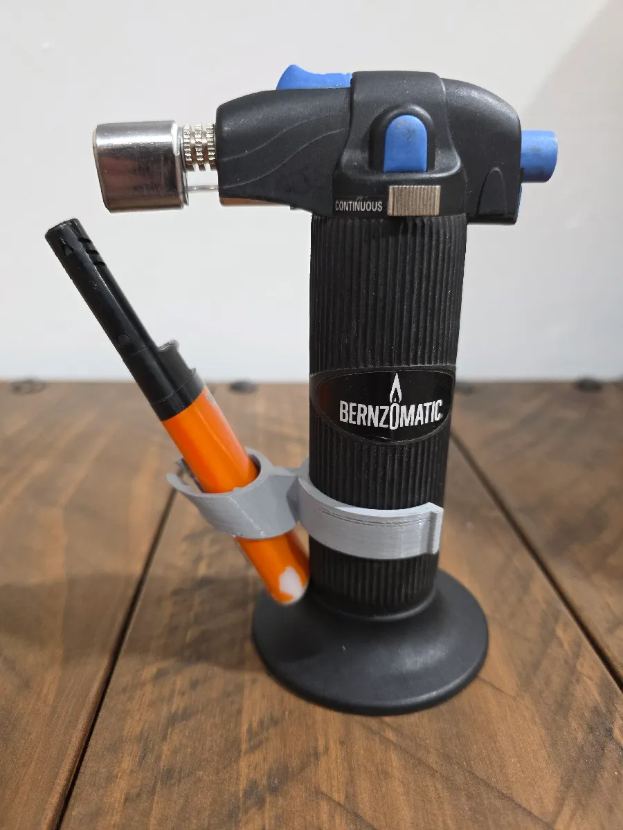 Bernzomatic Feuerzeughalter | Clip für Bic & Clipper