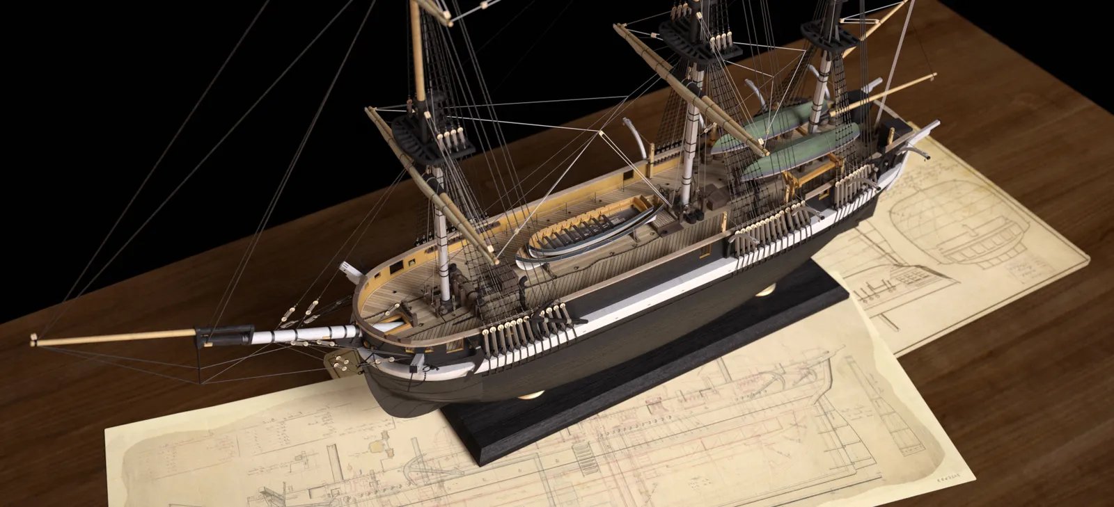 HMS Erebus – Historischer Schiffsmodellbau - image3 HMS Erebus Historischer Schiffsmodell-Bausatz – Bild 3