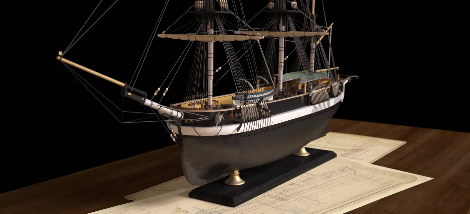 HMS Erebus – Historischer Schiffsmodellbau - image4 HMS Erebus Historischer Schiffsmodell-Bausatz – Bild 4