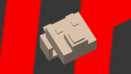 Minecraft Hundekopf Figur | Pixel-Art Deko für Gamer