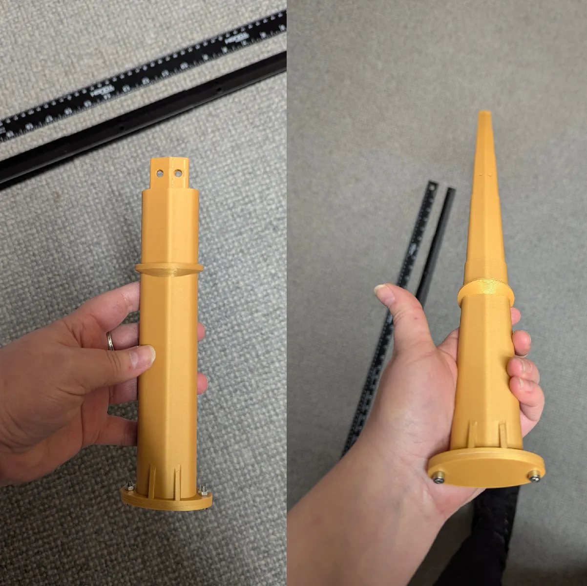 Teleskop-Stab für Schilder | Ausziehbarer Halter
