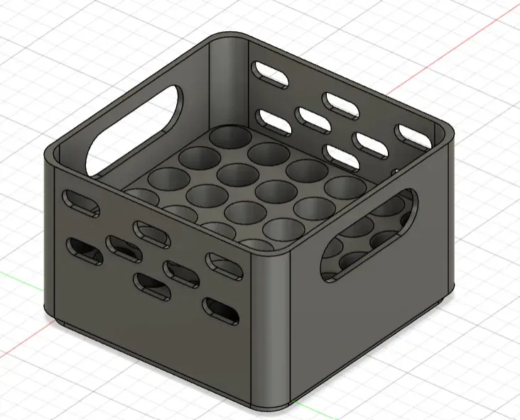 18650 Batterie Organizer | Stapelbare Aufbewahrungsbox für 36 Akkus - image3 18650 Batterie Organizer | Stapelbare Aufbewahrungsbox für 36 Akkus – Bild 3