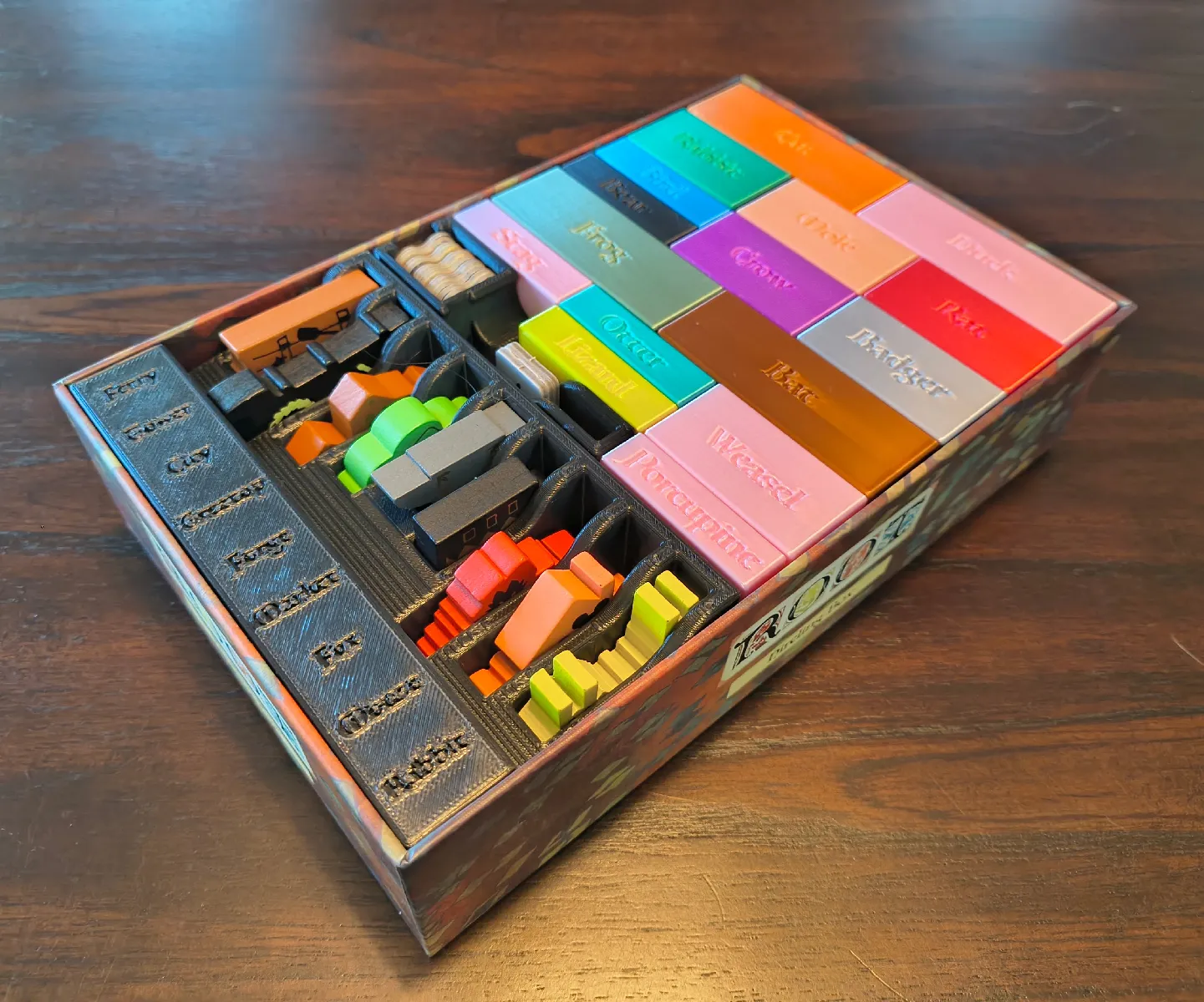 Root Brettspiel Organizer | Hirelings & Landmarks Box