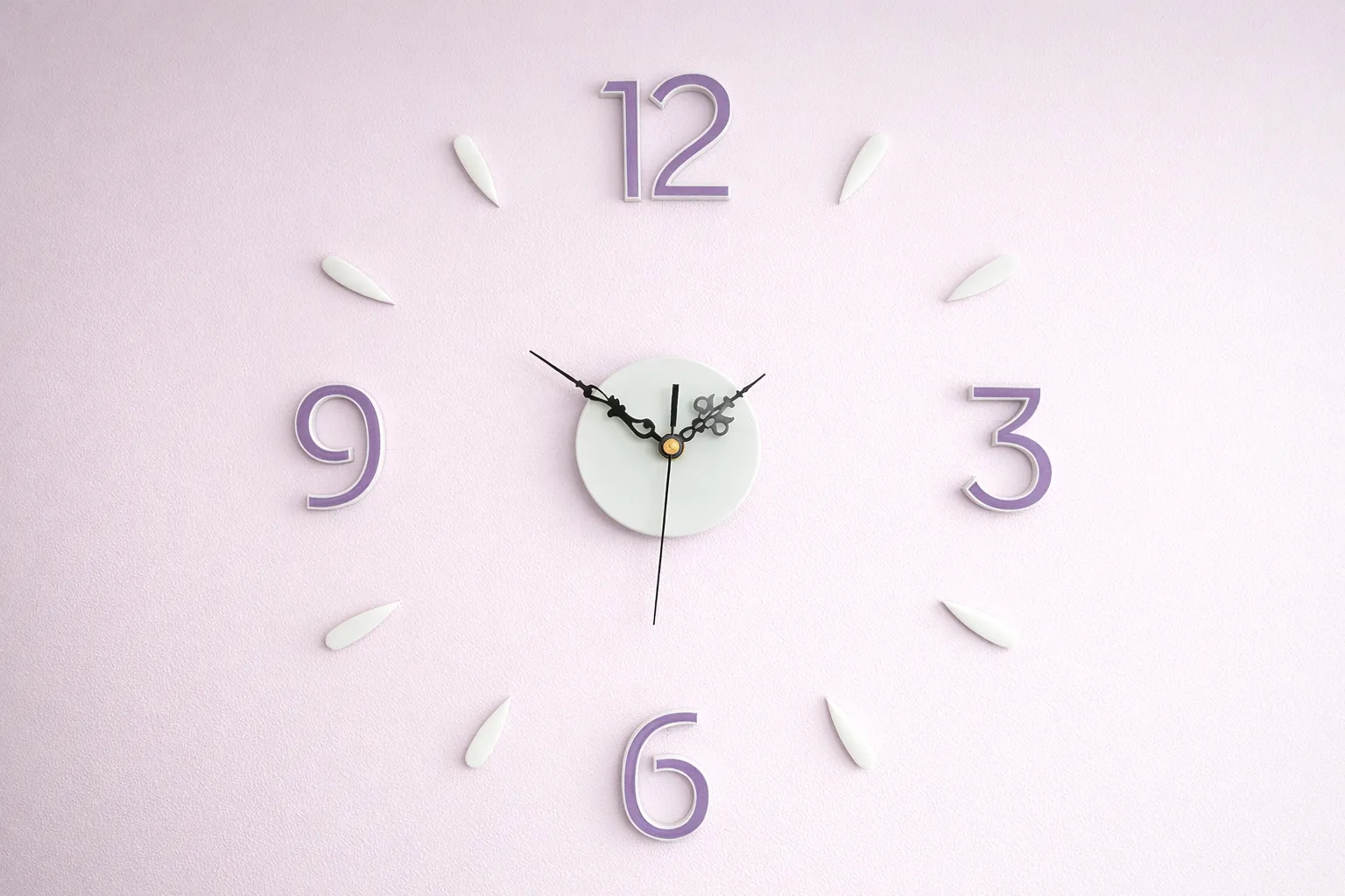 Moderne Wanduhr Ziffern-Set | Minimalistische Wanddeko