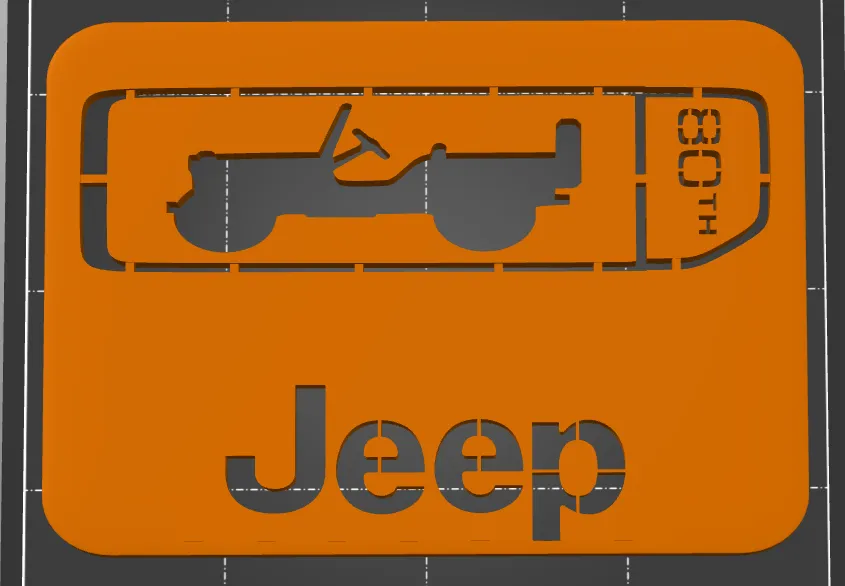 Jeep Willys 80th Edition Schild | Offroad Zubehör
