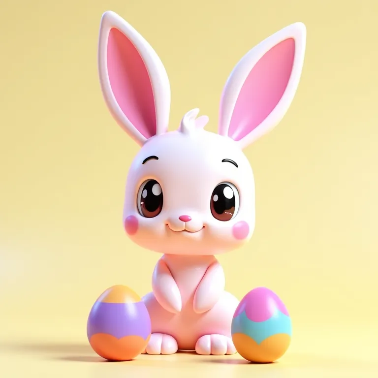 Osterhase Figur Deko | Süsser Hase als DIY-Rohling