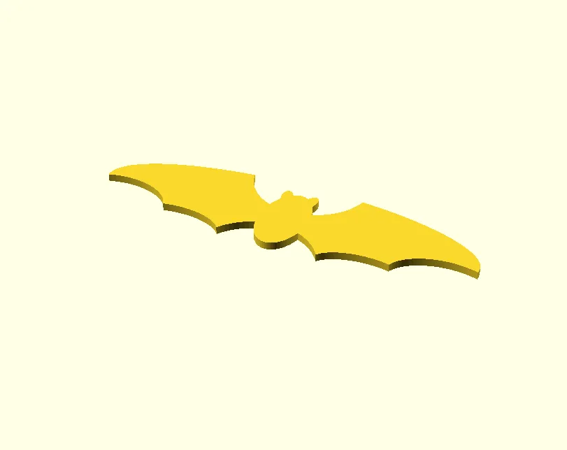 Fledermaus Emblem Wanddeko | Batman Style DIY-Rohling
