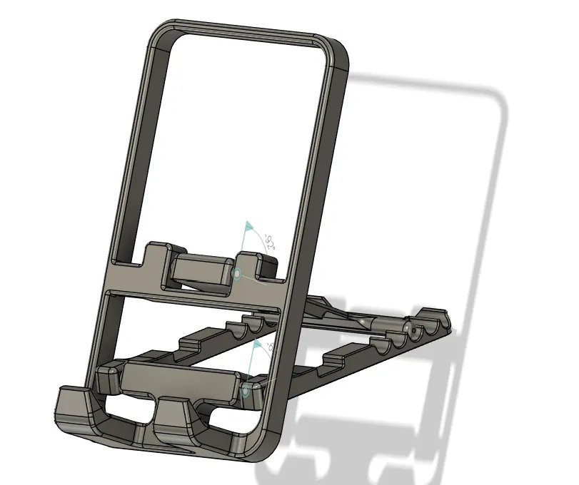Klappbarer Smartphone Ständer | Kompakter Handyhalter