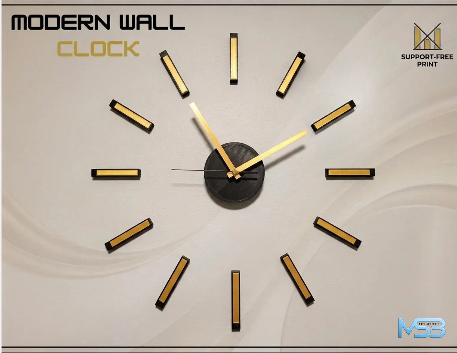 Moderne Wanduhr minimalistisch | Design Wanddeko