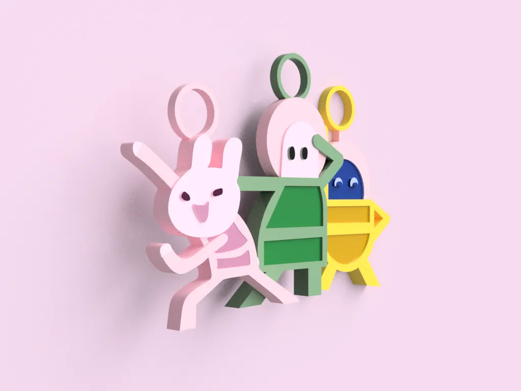 Lovers in a Dangerous Spacetime Anhänger | Gaming Deko