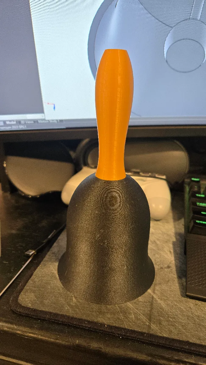 Handglocke 210mm | Dekorative Tischglocke für Haushalt