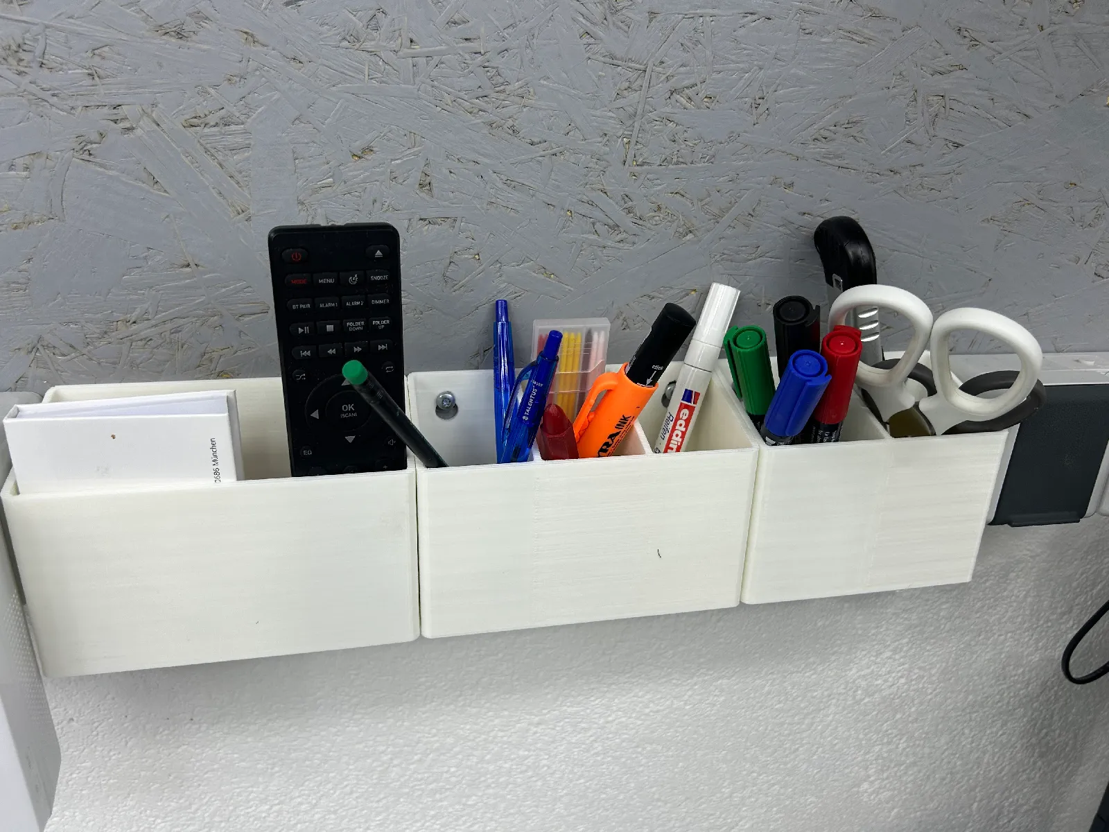 Wand-Organizer Stifthalter | Modulare Wandhalterung Büro