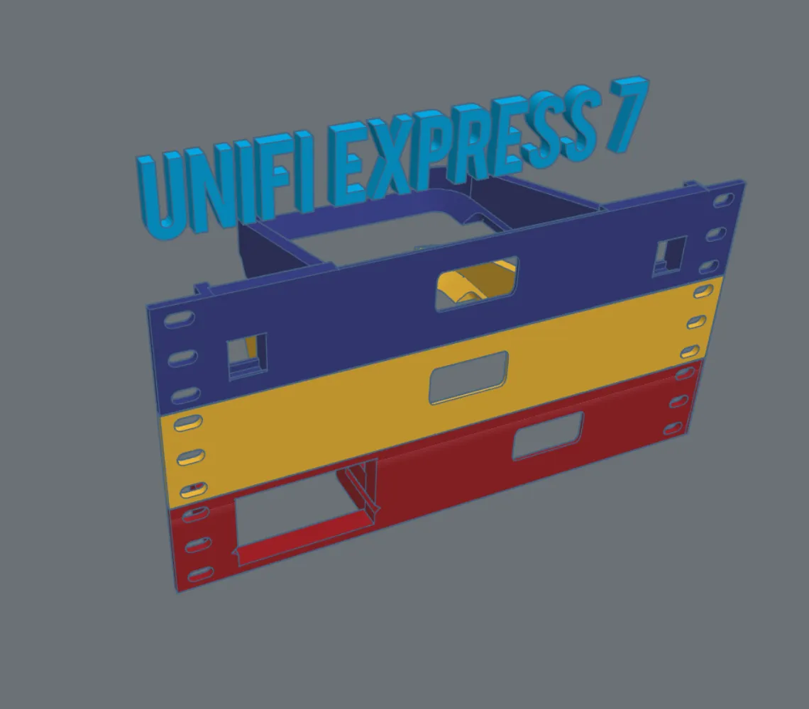 Unifi Express 7 Rackmount | 10 Zoll Halterung für Netzwerk