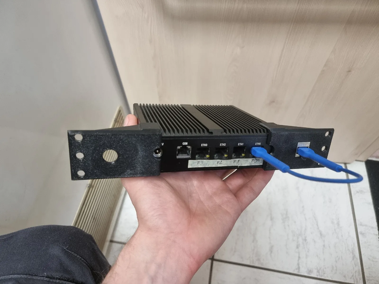 Topton Mini PC 10 Zoll Rackmount | Keystone Halterung