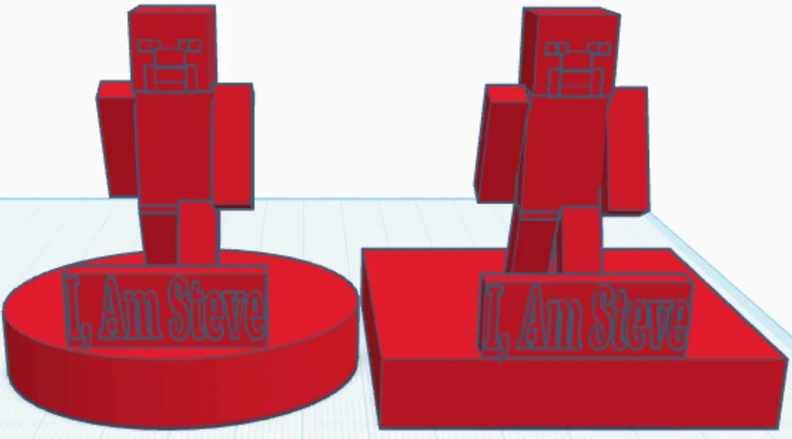 I, Am Steve Statue | 3D-Druck Sammlerfigur für Gamer