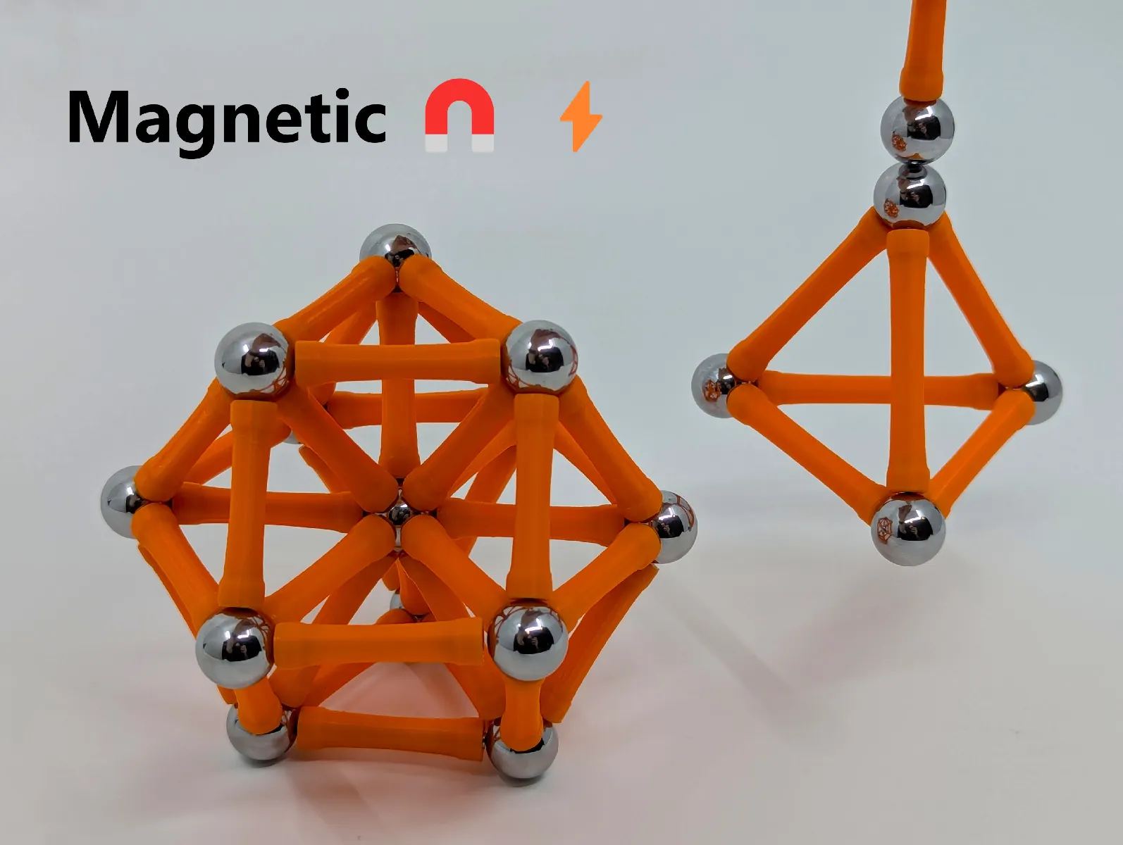Magnetisches Geometrie-Bauset | Lernspielzeug & Fidget