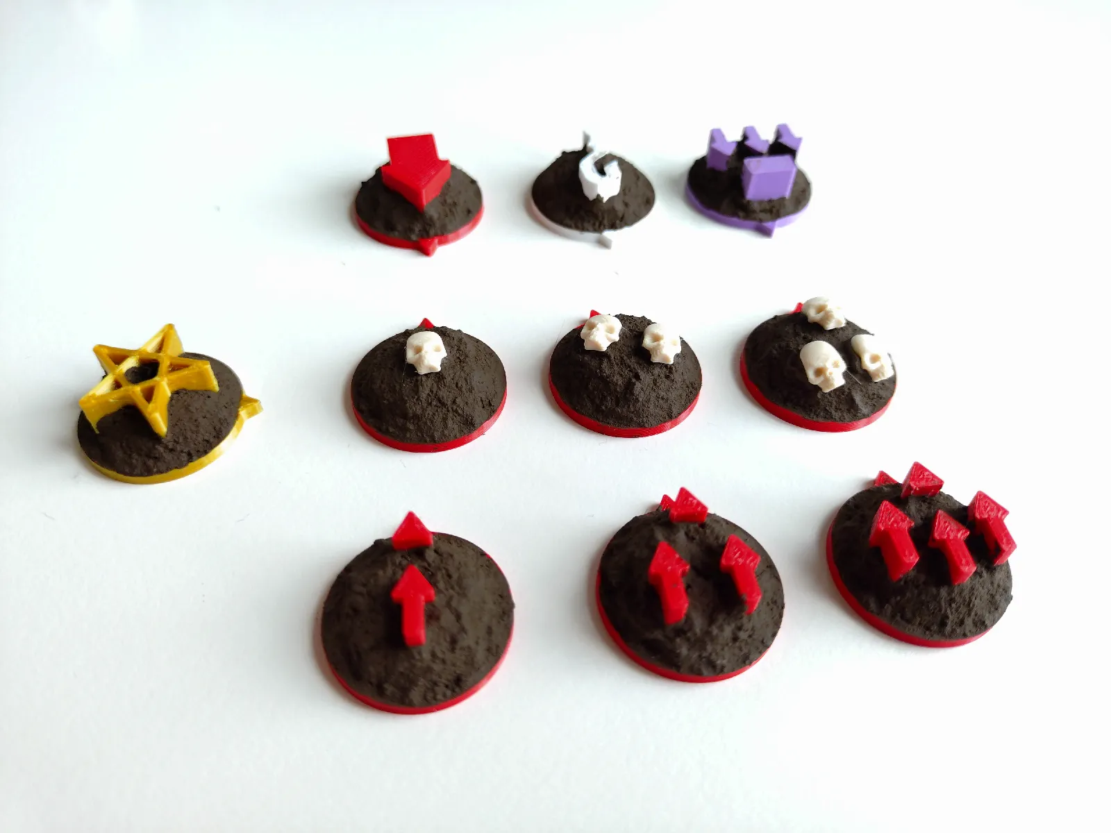 Warmaster Tabletop Marker Set | Miniaturen Token Zubehör