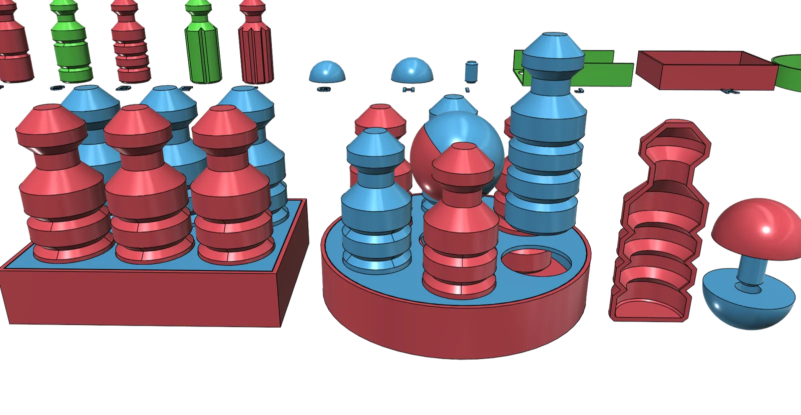 Kinder Bowling-Set mit Aufbewahrungsbox