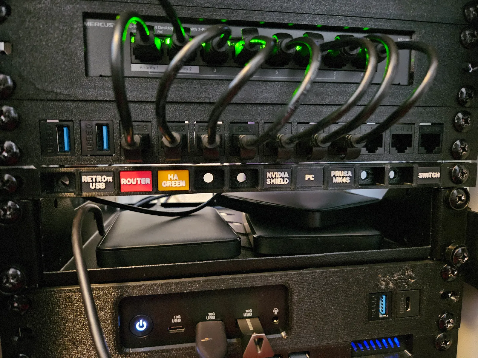 10 Zoll Rackmount Keystone Panel | Netzwerk Organisation