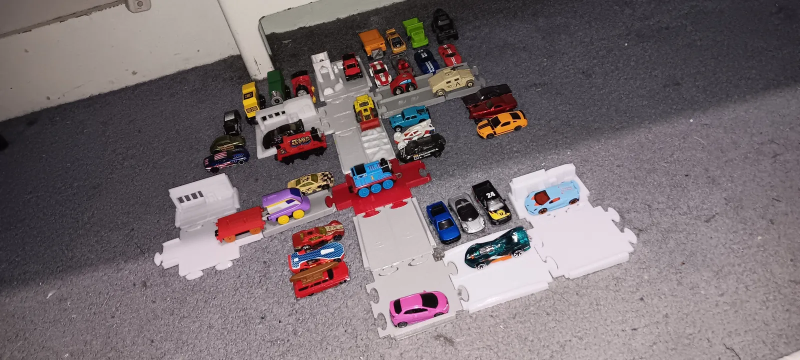 Modulares Strassensystem Spielzeug | City Track Set